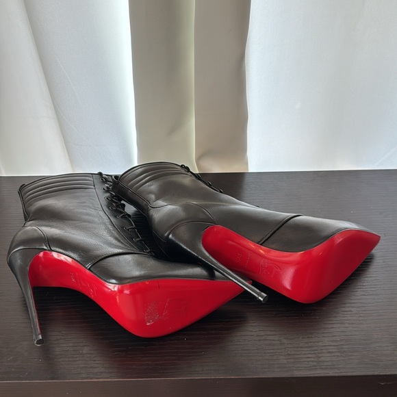 Christian Louboutin | Lace Up Stiletto Boots - Picture 5 of 12